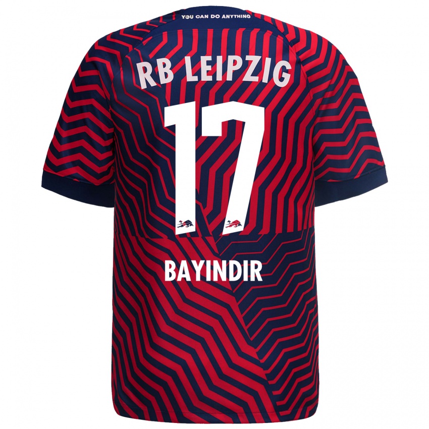 Kinder Aris Bayindir #17 Blau Rot Auswärtstrikot Trikot 2023/24 T-Shirt