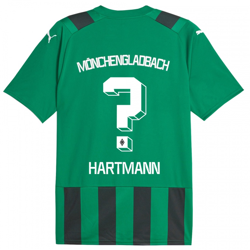 Kinder Miguel Hartmann #0 Schwarz Grün Auswärtstrikot Trikot 2023/24 T-Shirt