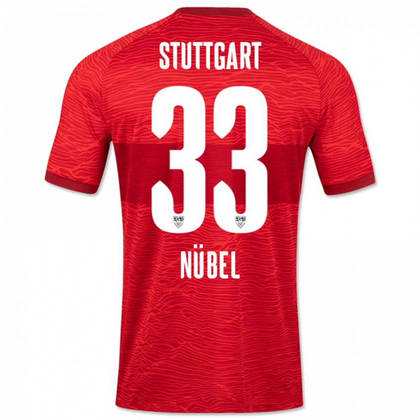 Kinder Alexander Nübel #33 Rot Auswärtstrikot Trikot 2023/24 T-Shirt