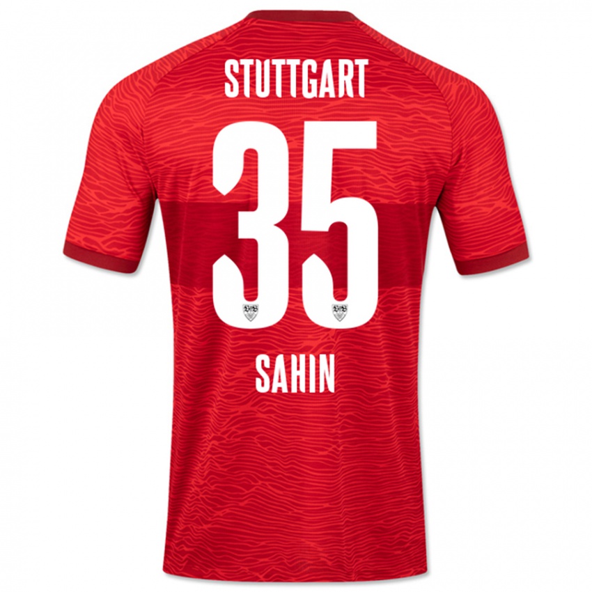 Kinder Mehmet Sahin #35 Rot Auswärtstrikot Trikot 2023/24 T-Shirt