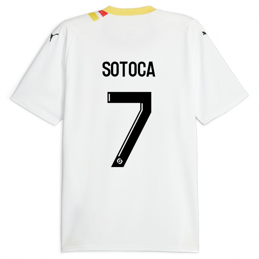 Kinder Florian Sotoca #7 Schwarz Auswärtstrikot Trikot 2023/24 T-Shirt