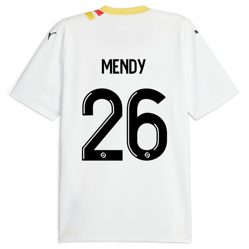 Kinder Nampalys Mendy #26 Schwarz Auswärtstrikot Trikot 2023/24 T-Shirt