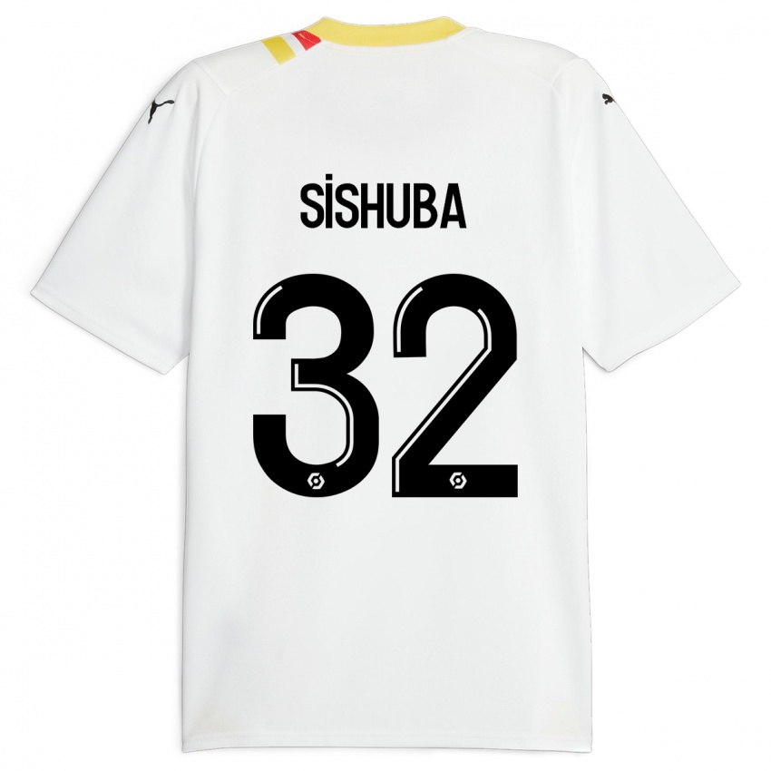 Kinder Ayanda Sishuba #32 Schwarz Auswärtstrikot Trikot 2023/24 T-Shirt