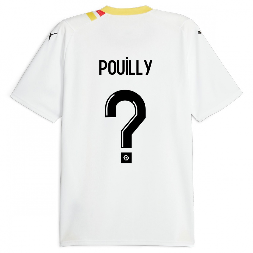 Kinder Tom Pouilly #0 Schwarz Auswärtstrikot Trikot 2023/24 T-Shirt