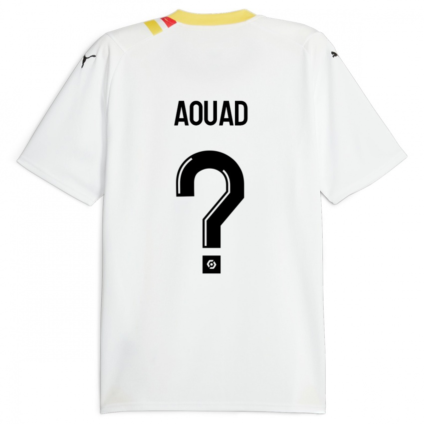 Kinder Ismaël Aouad #0 Schwarz Auswärtstrikot Trikot 2023/24 T-Shirt