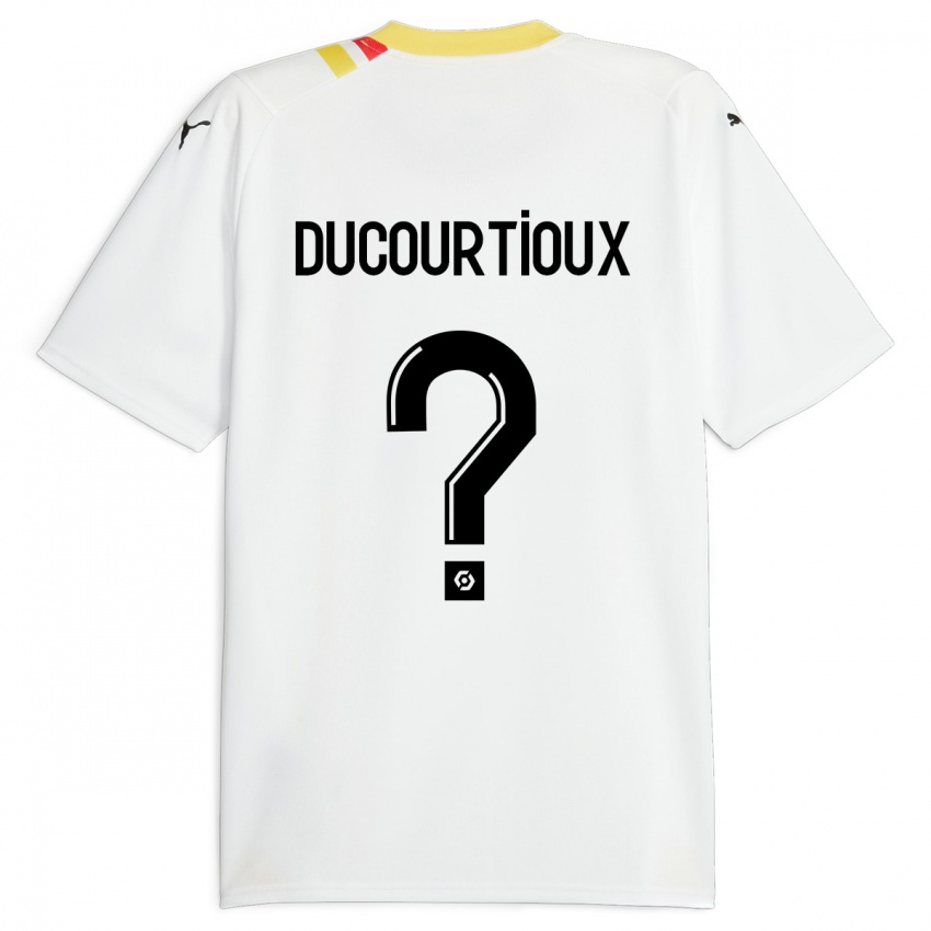 Kinder Ilan Ducourtioux #0 Schwarz Auswärtstrikot Trikot 2023/24 T-Shirt