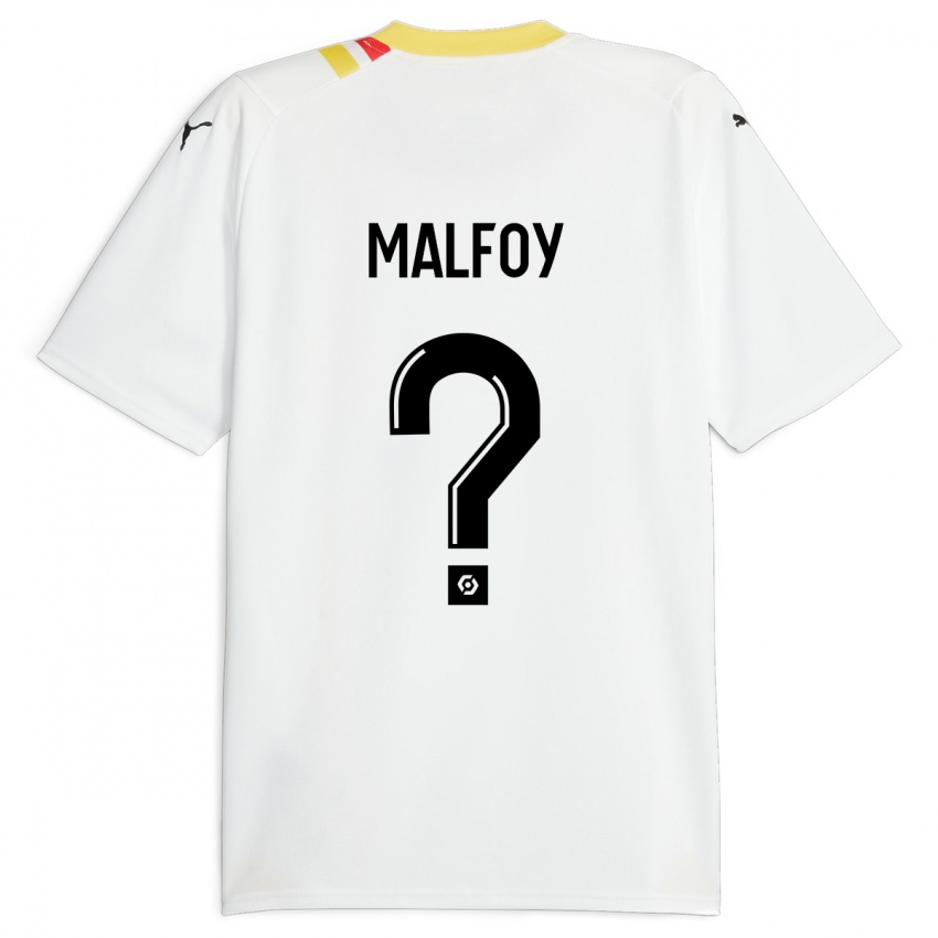 Kinder Lucas Malfoy #0 Schwarz Auswärtstrikot Trikot 2023/24 T-Shirt