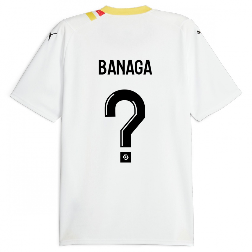 Kinder Mathéssendé Baud Banaga #0 Schwarz Auswärtstrikot Trikot 2023/24 T-Shirt
