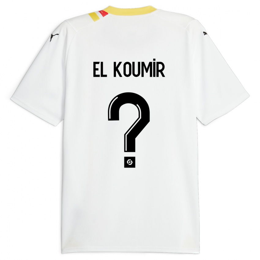 Kinder Kaïna El Koumir #0 Schwarz Auswärtstrikot Trikot 2023/24 T-Shirt