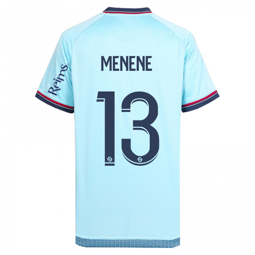 Kinder Meyong Menene #13 Himmelblau Auswärtstrikot Trikot 2023/24 T-Shirt