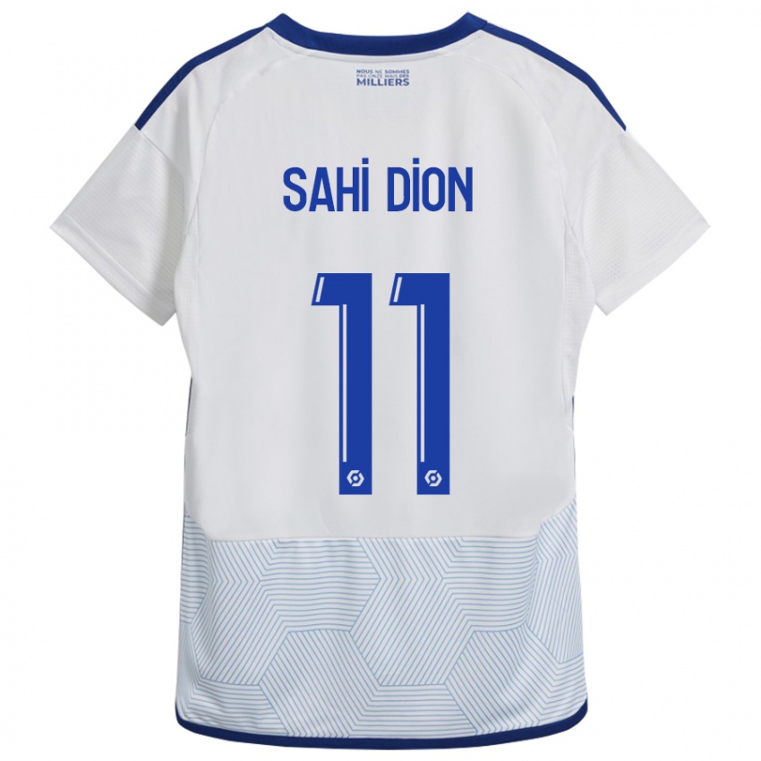 Kinder Moïse Sahi Dion #11 Weiß Auswärtstrikot Trikot 2023/24 T-Shirt