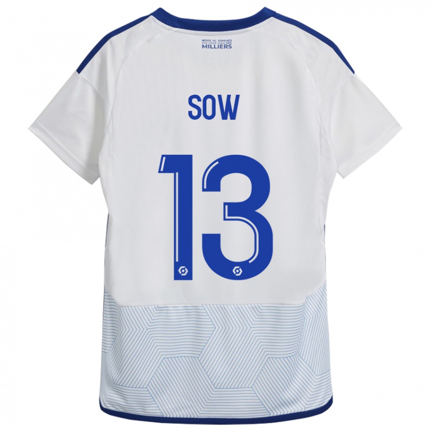 Kinder Saïdou Sow #13 Weiß Auswärtstrikot Trikot 2023/24 T-Shirt