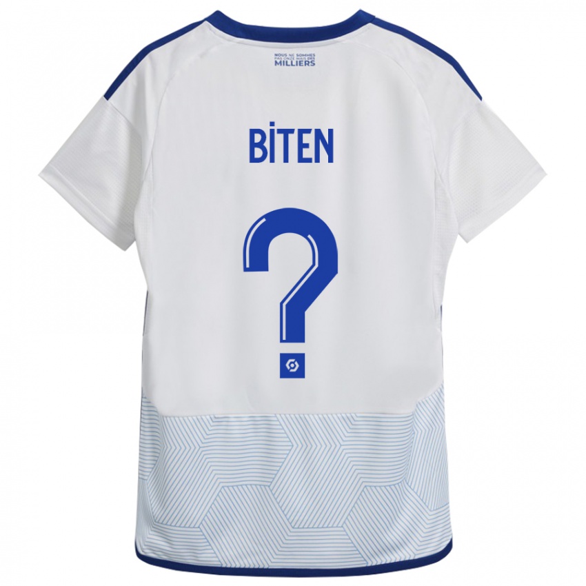 Kinder Clancy Valère Biten #0 Weiß Auswärtstrikot Trikot 2023/24 T-Shirt