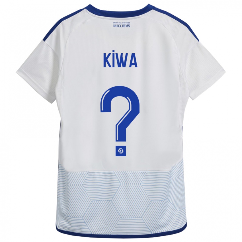 Kinder Bradel Kiwa #0 Weiß Auswärtstrikot Trikot 2023/24 T-Shirt