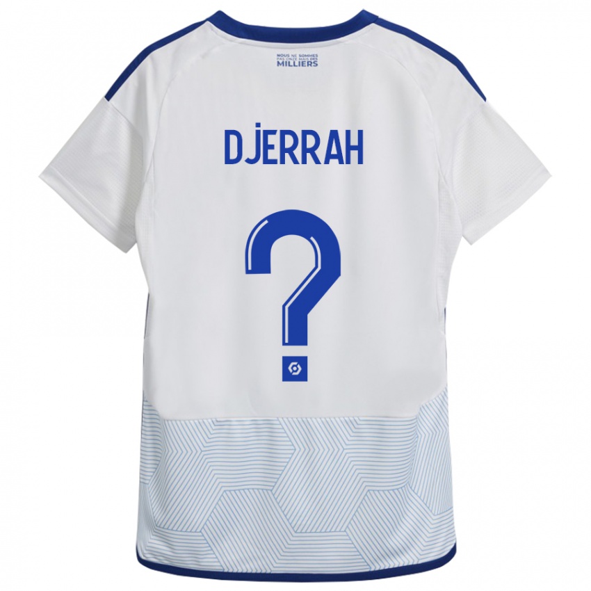 Kinder Karim Djerrah #0 Weiß Auswärtstrikot Trikot 2023/24 T-Shirt