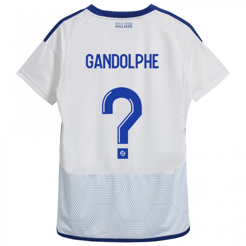 Kinder Adrien Gandolphe #0 Weiß Auswärtstrikot Trikot 2023/24 T-Shirt