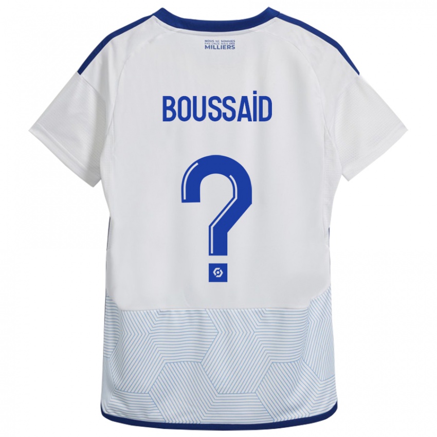 Kinder Willsem Boussaid #0 Weiß Auswärtstrikot Trikot 2023/24 T-Shirt