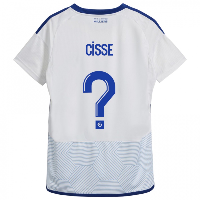 Kinder Louis Cisse #0 Weiß Auswärtstrikot Trikot 2023/24 T-Shirt