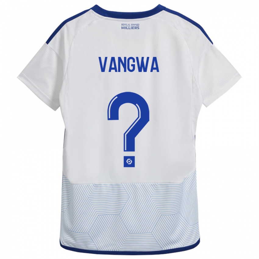 Kinder Jilva Vangwa #0 Weiß Auswärtstrikot Trikot 2023/24 T-Shirt
