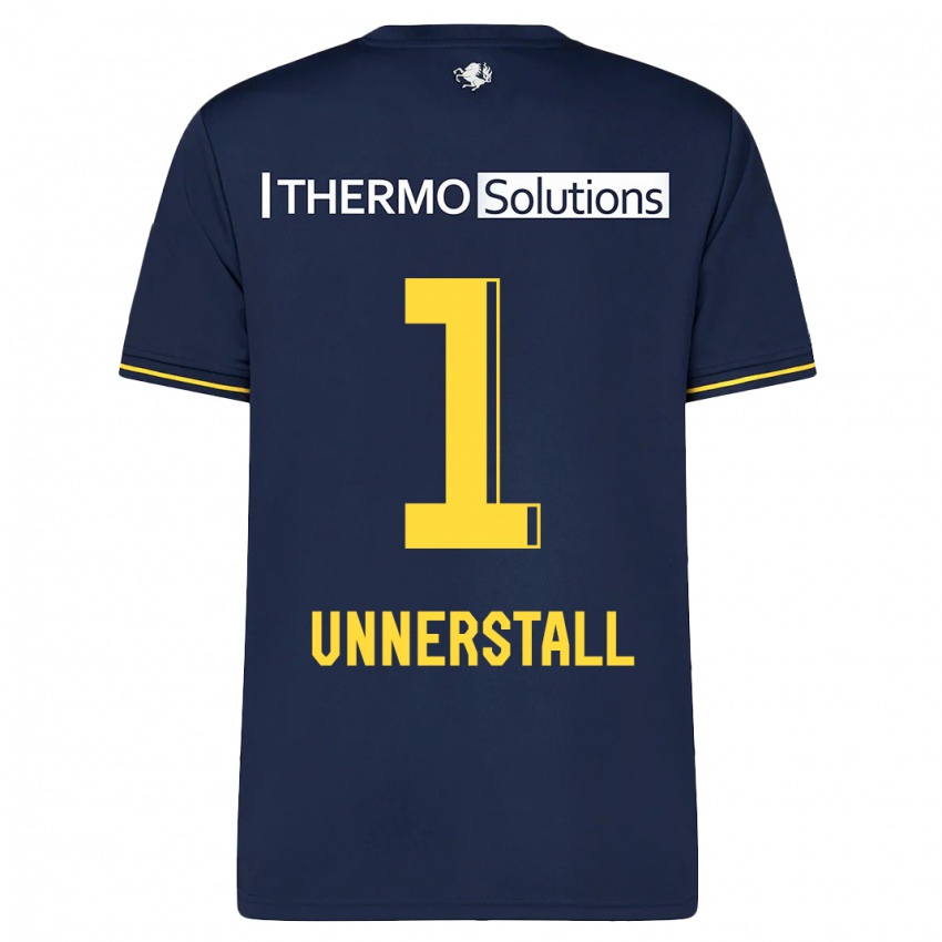 Kinder Lars Unnerstall #1 Marine Auswärtstrikot Trikot 2023/24 T-Shirt