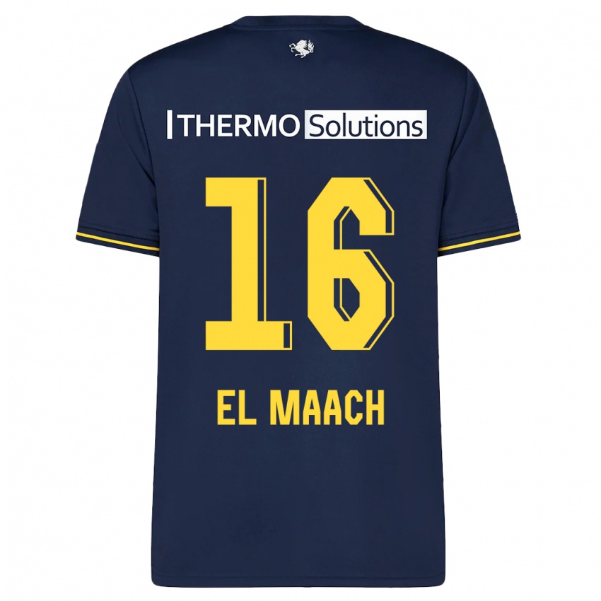 Kinder Issam El Maach #16 Marine Auswärtstrikot Trikot 2023/24 T-Shirt