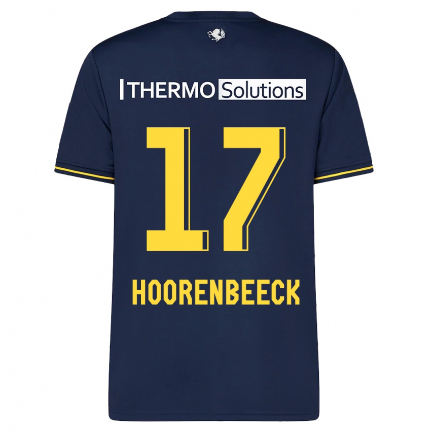 Kinder Alec Van Hoorenbeeck #17 Marine Auswärtstrikot Trikot 2023/24 T-Shirt