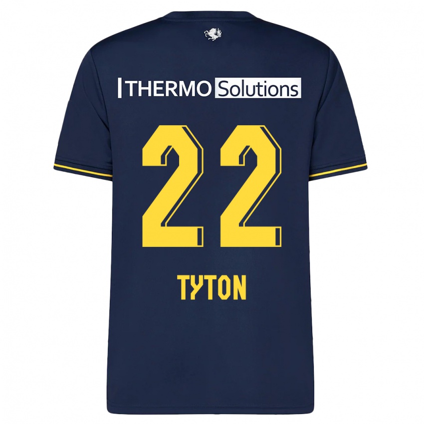 Kinder Przemyslaw Tyton #22 Marine Auswärtstrikot Trikot 2023/24 T-Shirt