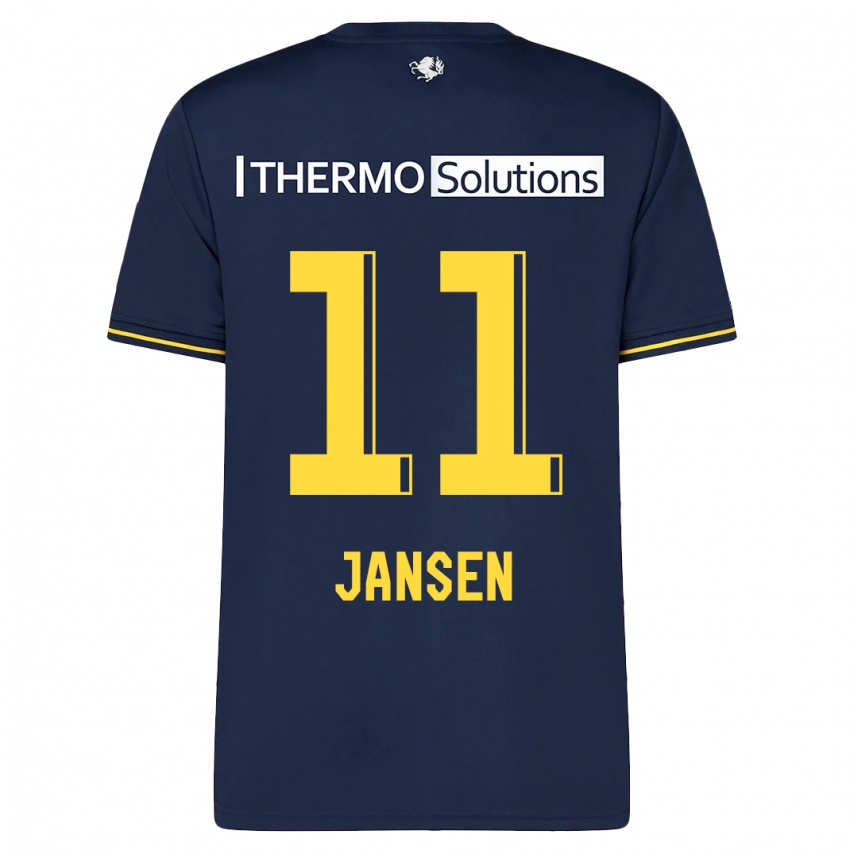 Kinder Renate Jansen #11 Marine Auswärtstrikot Trikot 2023/24 T-Shirt