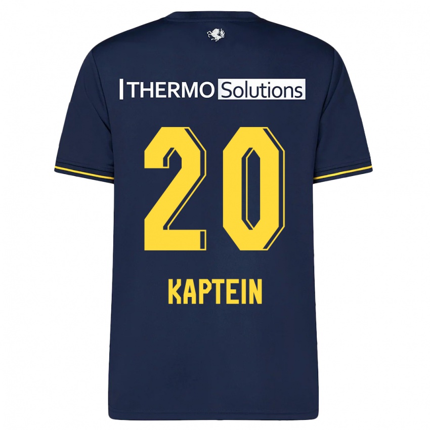 Kinder Wieke Kaptein #20 Marine Auswärtstrikot Trikot 2023/24 T-Shirt