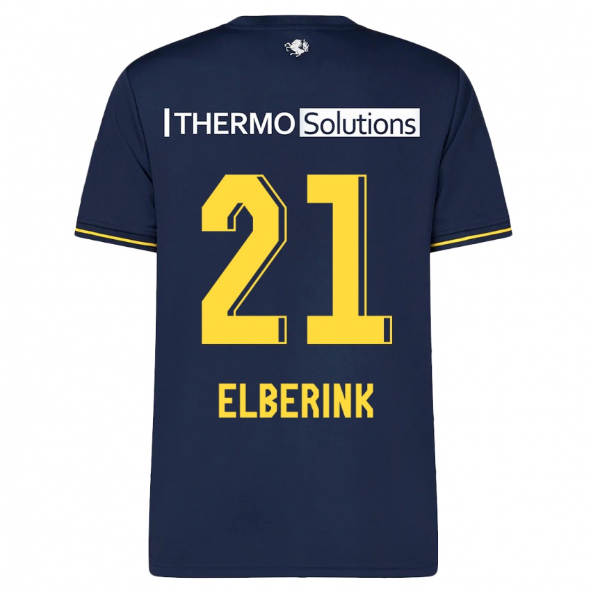 Kinder Eva Oude Elberink #21 Marine Auswärtstrikot Trikot 2023/24 T-Shirt