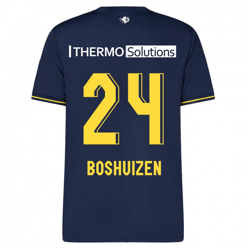 Kinder Annouk Boshuizen #24 Marine Auswärtstrikot Trikot 2023/24 T-Shirt