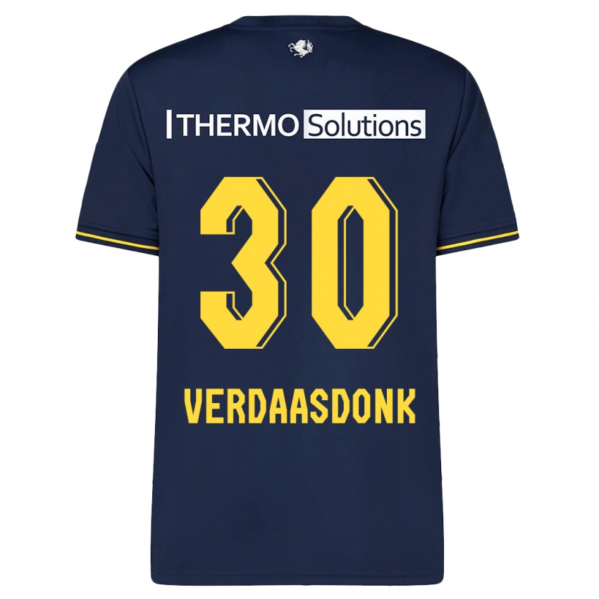 Kinder Suus Verdaasdonk #30 Marine Auswärtstrikot Trikot 2023/24 T-Shirt