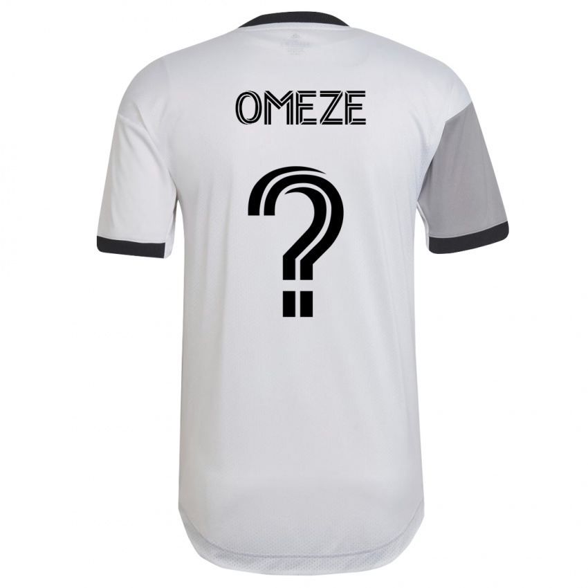 Kinder Chimere Omeze #0 Weiß Auswärtstrikot Trikot 2023/24 T-Shirt