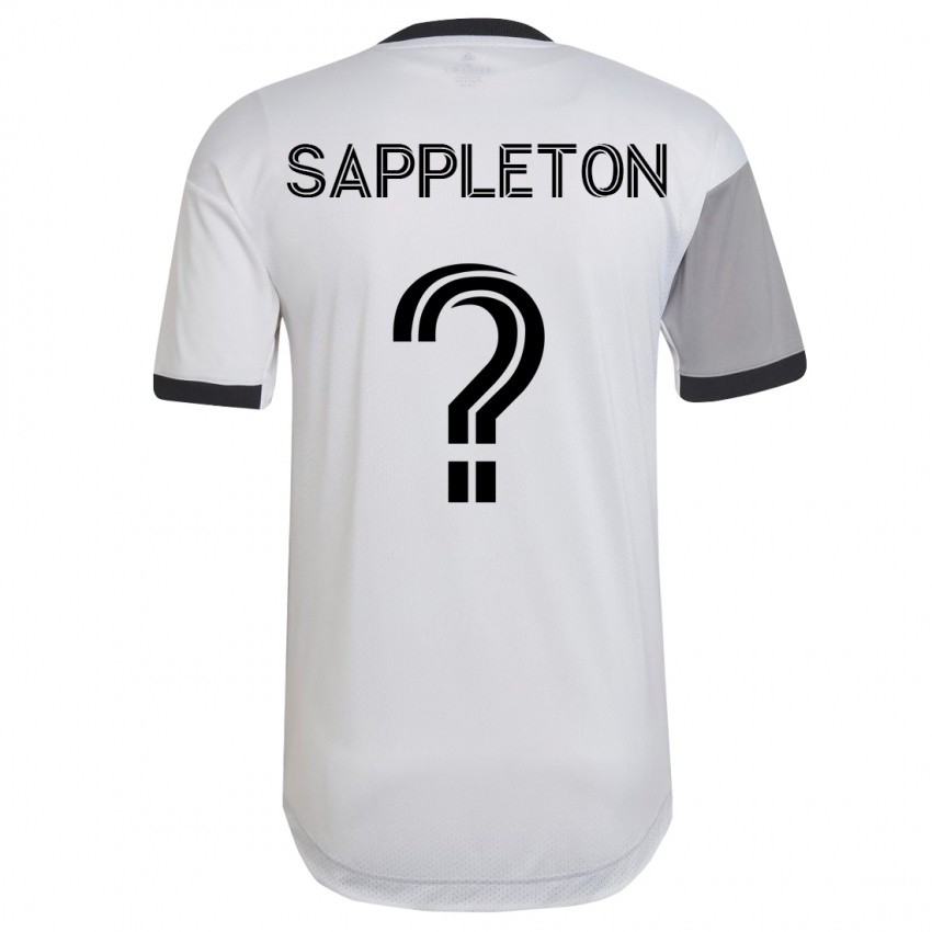 Kinder Spencer Sappleton #0 Weiß Auswärtstrikot Trikot 2023/24 T-Shirt