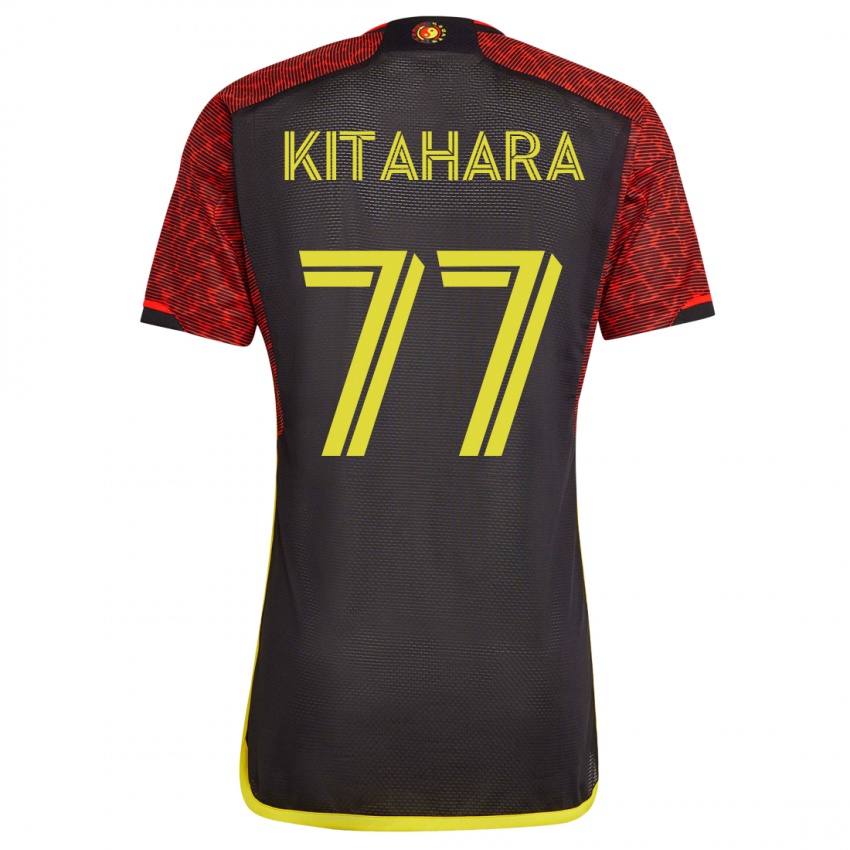 Kinder Sota Kitahara #77 Orangefarben Auswärtstrikot Trikot 2023/24 T-Shirt