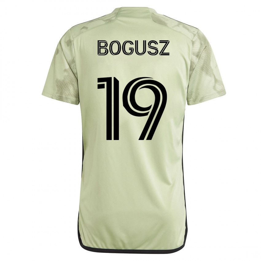 Kinder Mateusz Bogusz #19 Grün Auswärtstrikot Trikot 2023/24 T-Shirt