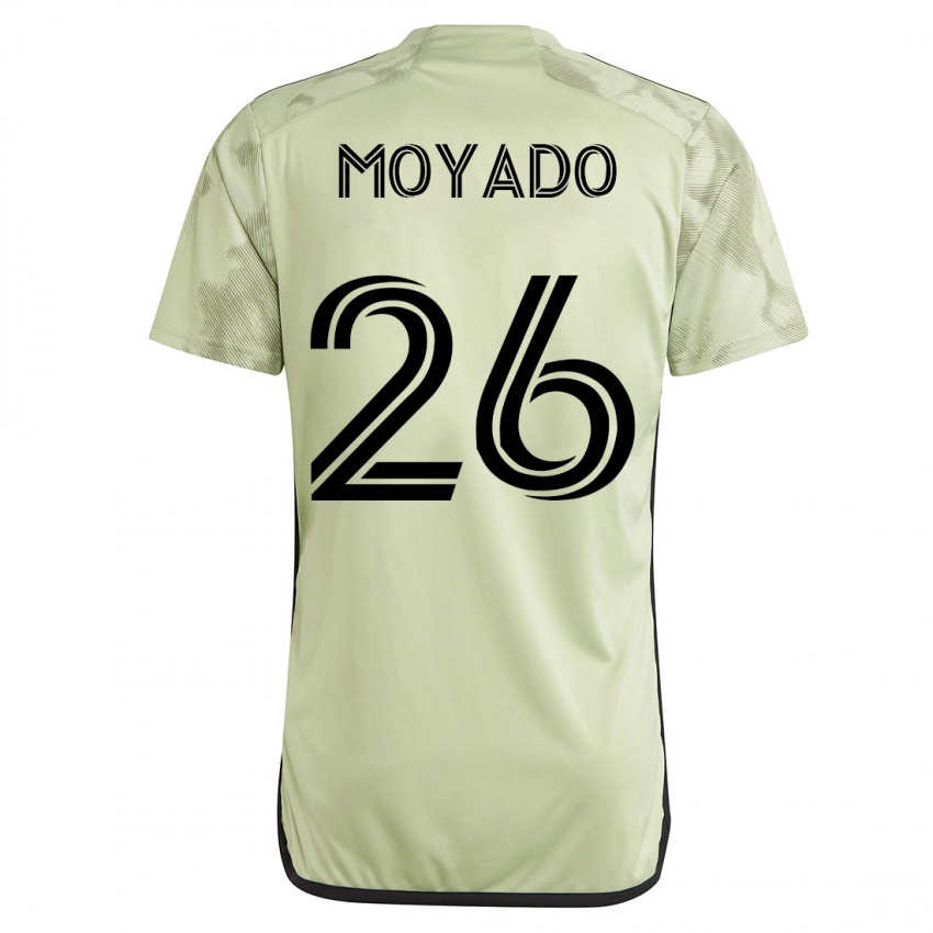 Kinder Bryan Moyado #26 Grün Auswärtstrikot Trikot 2023/24 T-Shirt