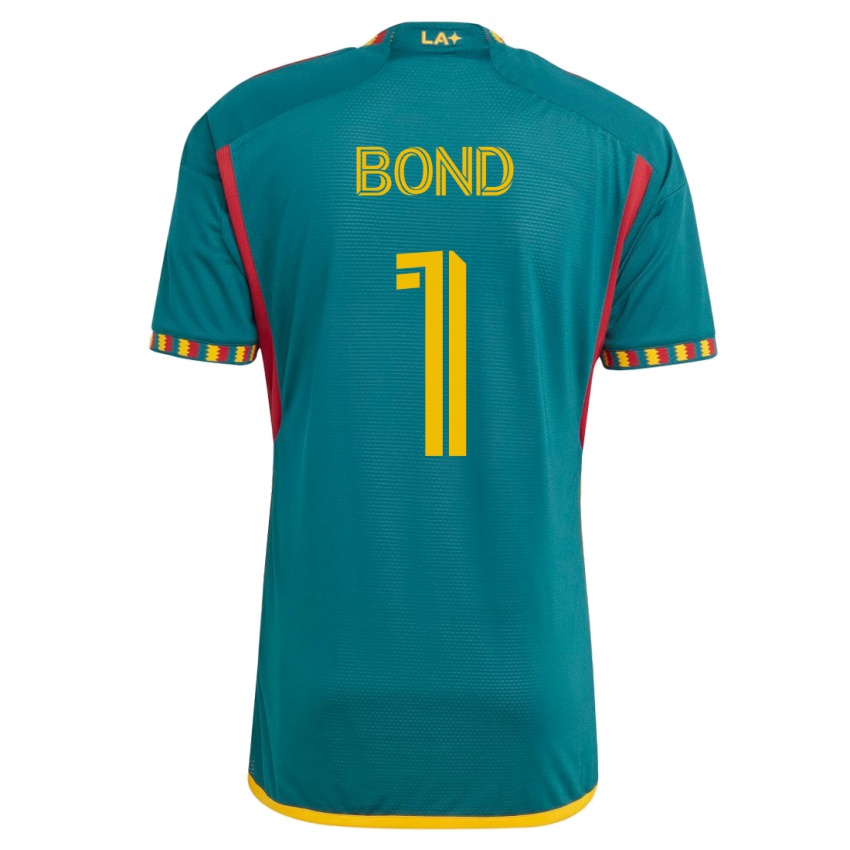 Kinder Jonathan Bond #1 Grün Auswärtstrikot Trikot 2023/24 T-Shirt