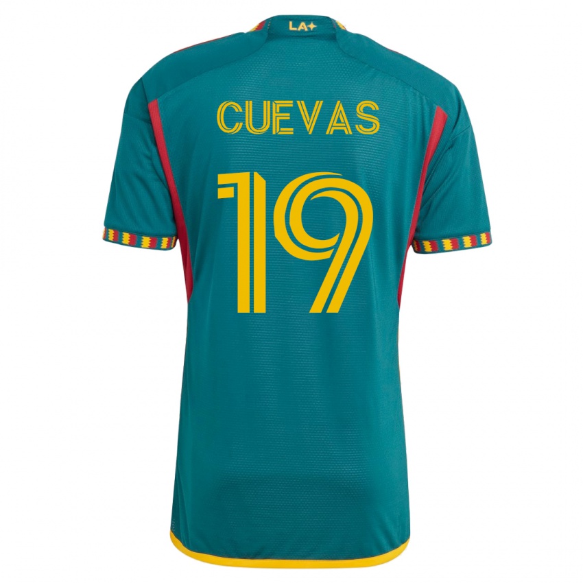 Kinder Mauricio Cuevas #19 Grün Auswärtstrikot Trikot 2023/24 T-Shirt