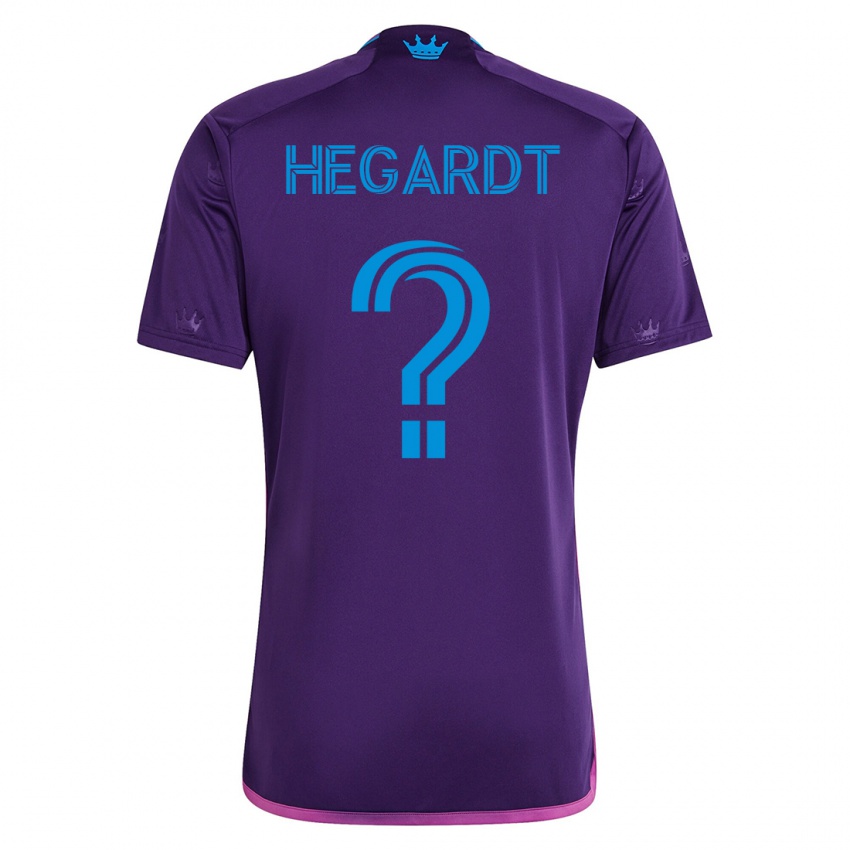 Kinder Chris Hegardt #0 Violett Auswärtstrikot Trikot 2023/24 T-Shirt