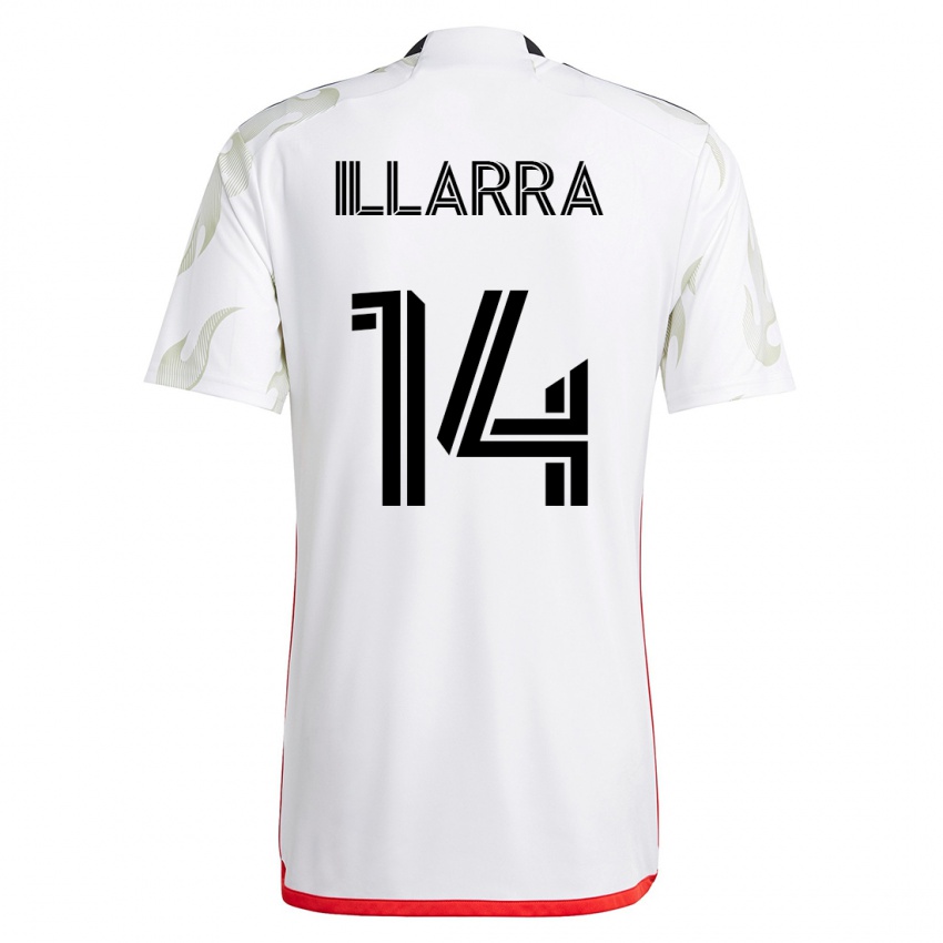 Kinder Asier Illarramendi #14 Weiß Auswärtstrikot Trikot 2023/24 T-Shirt