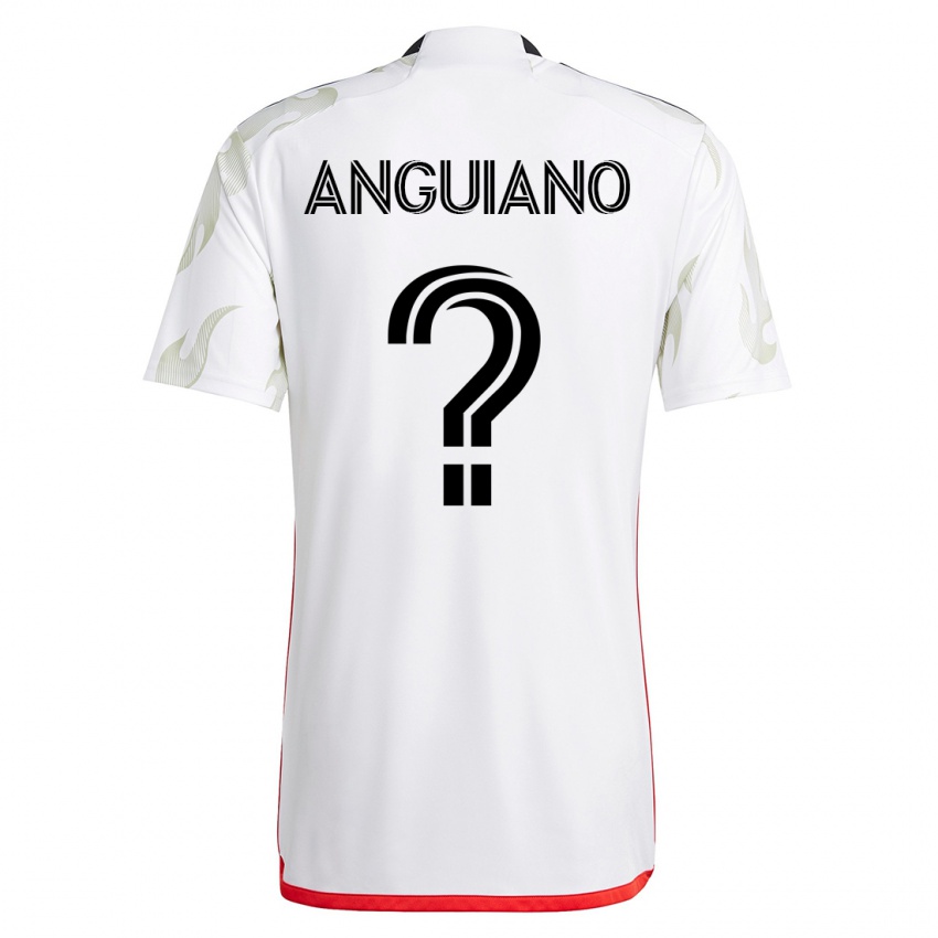 Kinder Adrian Anguiano #0 Weiß Auswärtstrikot Trikot 2023/24 T-Shirt