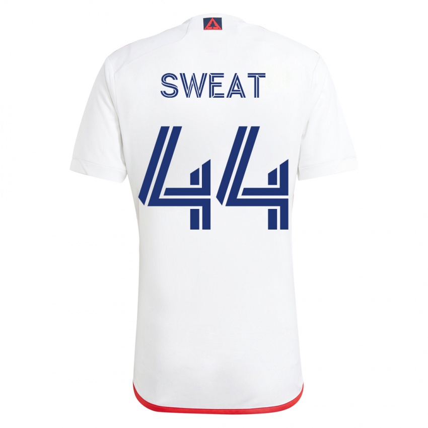 Kinder Ben Sweat #44 Weiß Rot Auswärtstrikot Trikot 2023/24 T-Shirt