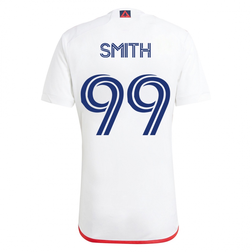 Kinder Jordan Adebayo-Smith #99 Weiß Rot Auswärtstrikot Trikot 2023/24 T-Shirt