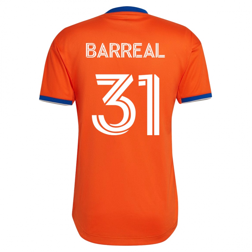 Kinder Álvaro Barreal #31 Weiß Auswärtstrikot Trikot 2023/24 T-Shirt