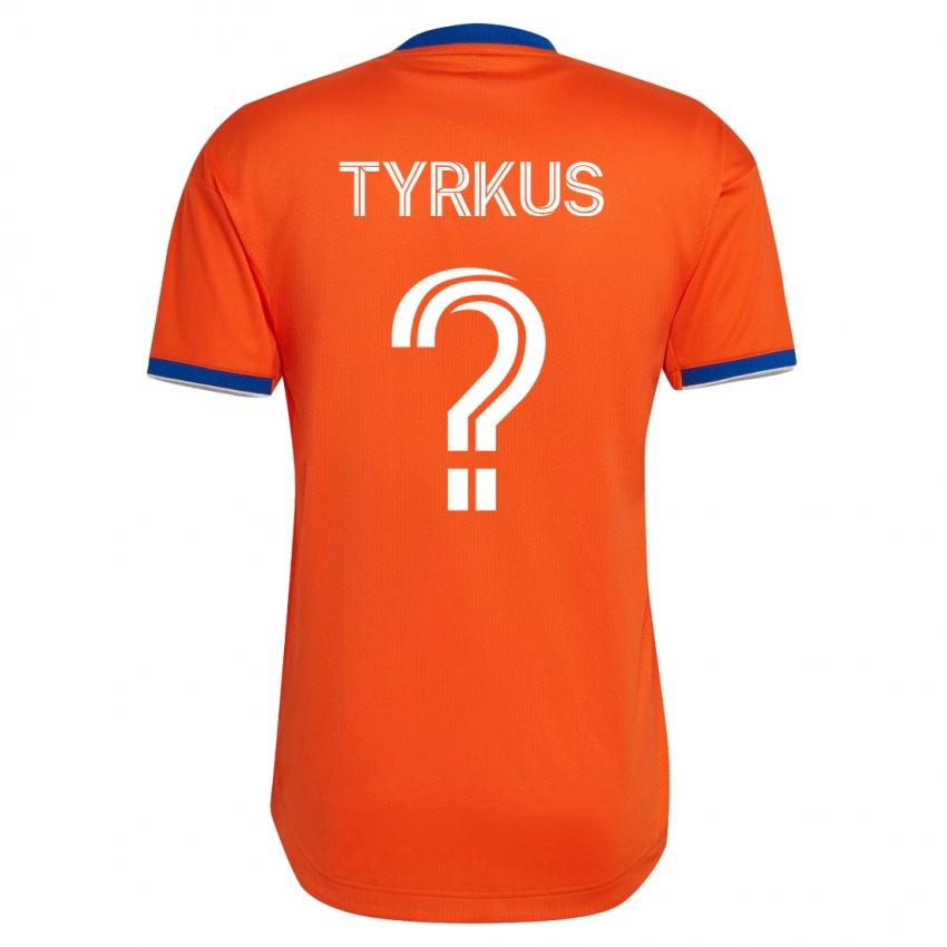 Kinder Illia Tyrkus #0 Weiß Auswärtstrikot Trikot 2023/24 T-Shirt