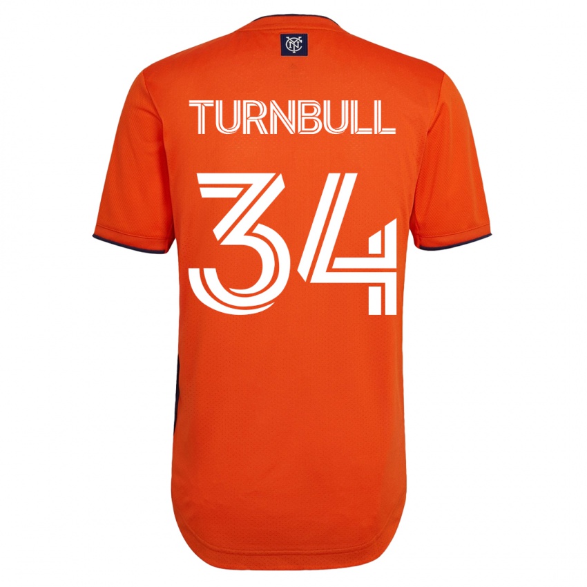 Kinder Stephen Turnbull #34 Schwarz Auswärtstrikot Trikot 2023/24 T-Shirt