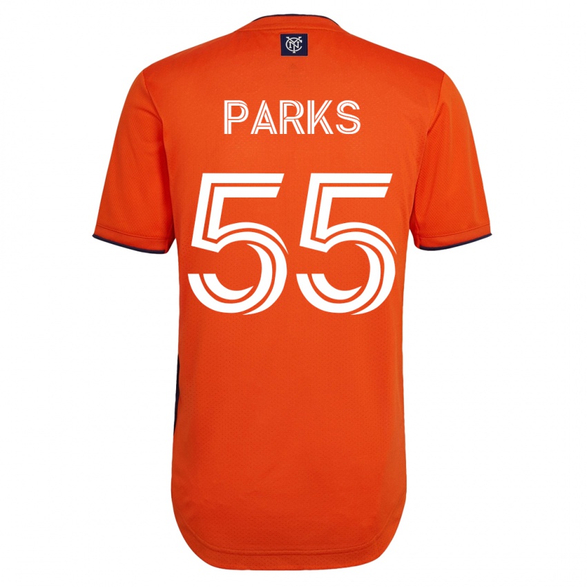 Kinder Keaton Parks #55 Schwarz Auswärtstrikot Trikot 2023/24 T-Shirt