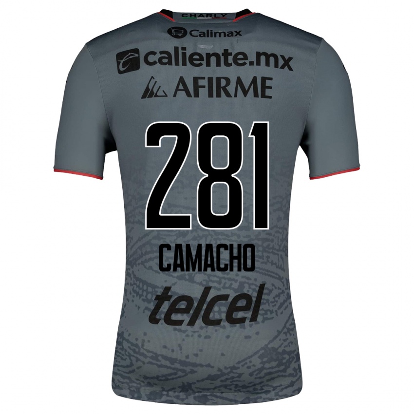 Kinder Javier Camacho #281 Grau Auswärtstrikot Trikot 2023/24 T-Shirt