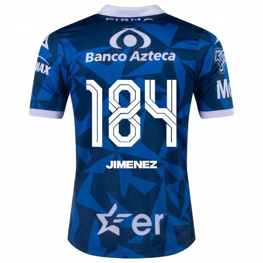 Kinder Leonardo Jiménez #184 Blau Auswärtstrikot Trikot 2023/24 T-Shirt